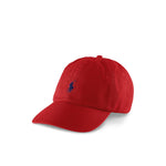 POLO RALPH LAUREN Cappellino da baseball in chino Rosso
