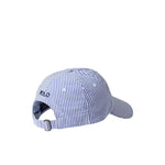 POLO RALPH LAUREN Cappellino da baseball seersucker Royal