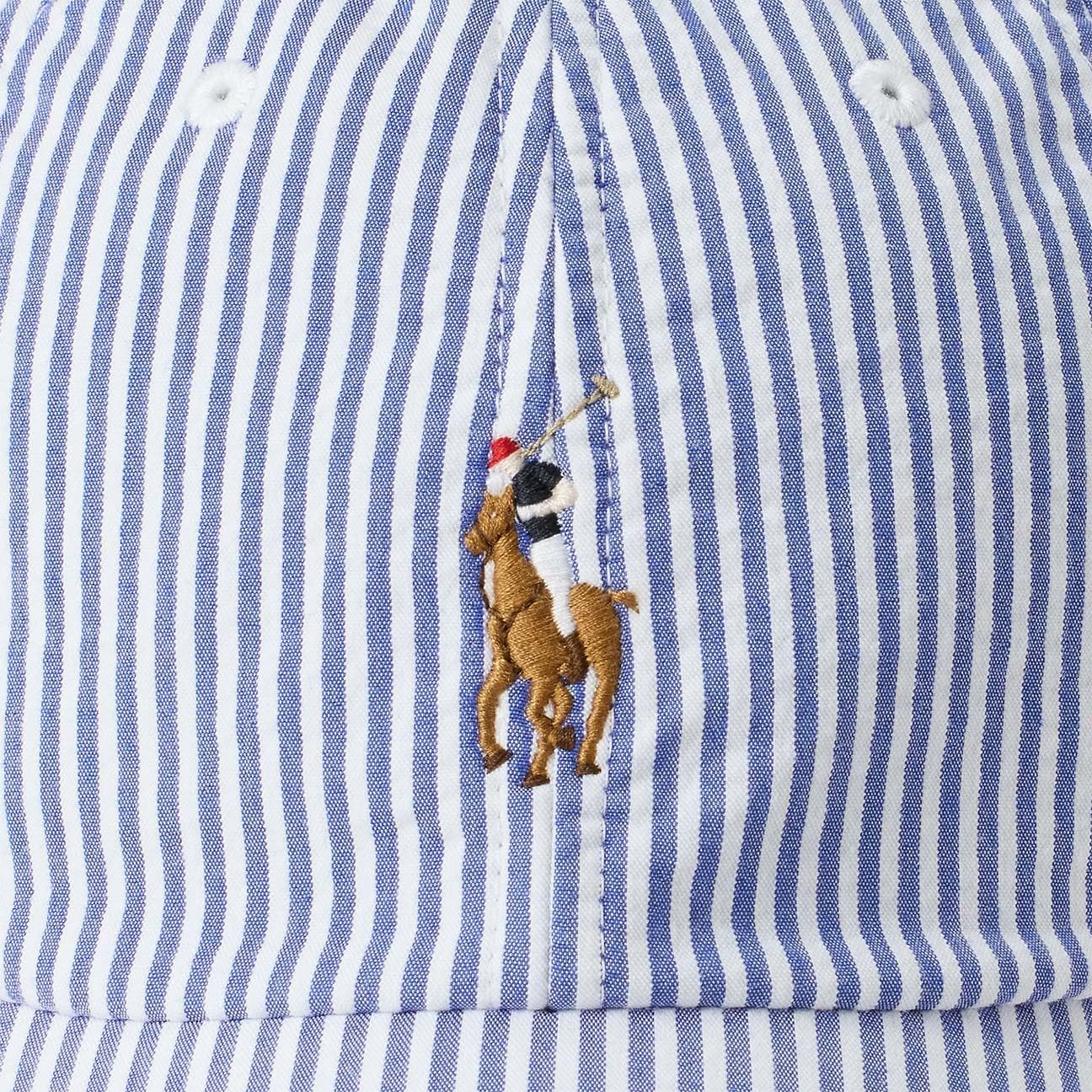 POLO RALPH LAUREN Cappellino da baseball seersucker Royal