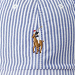 POLO RALPH LAUREN Cappellino da baseball seersucker Royal