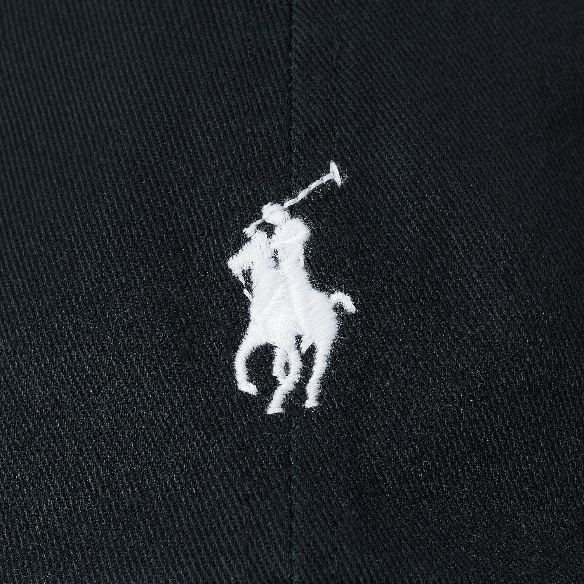 POLO RALPH LAUREN Cappellino in chino di cotone Nero
