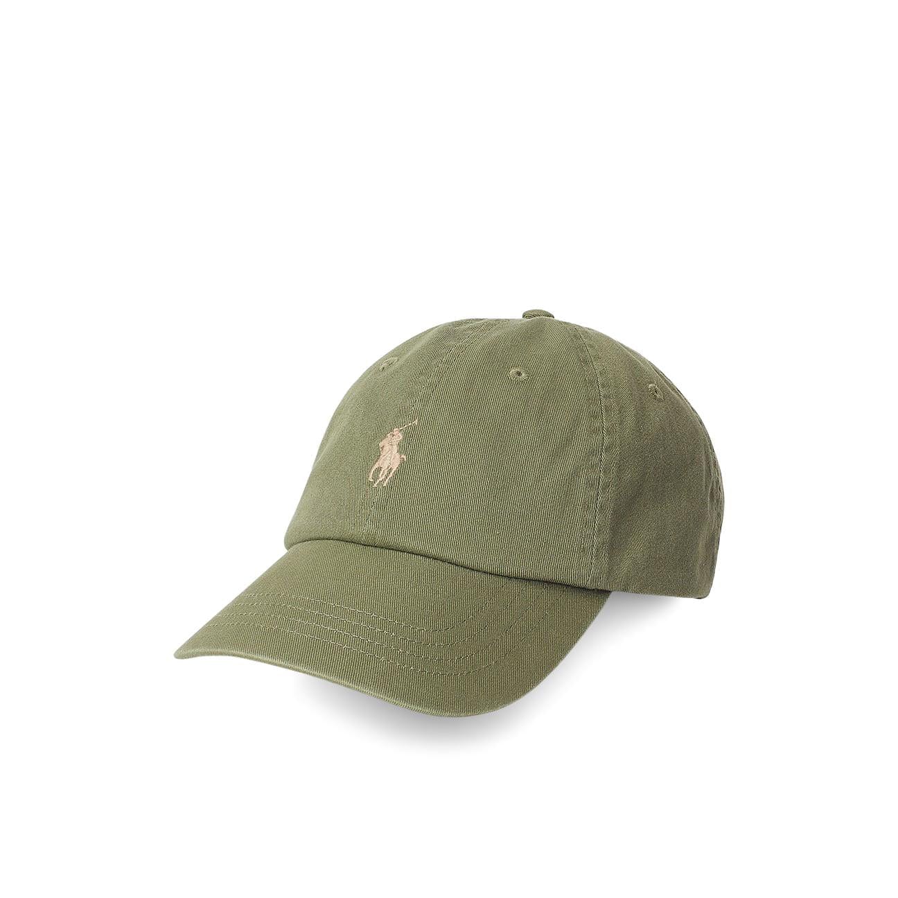 POLO RALPH LAUREN Cappellino in chino di cotone Verde