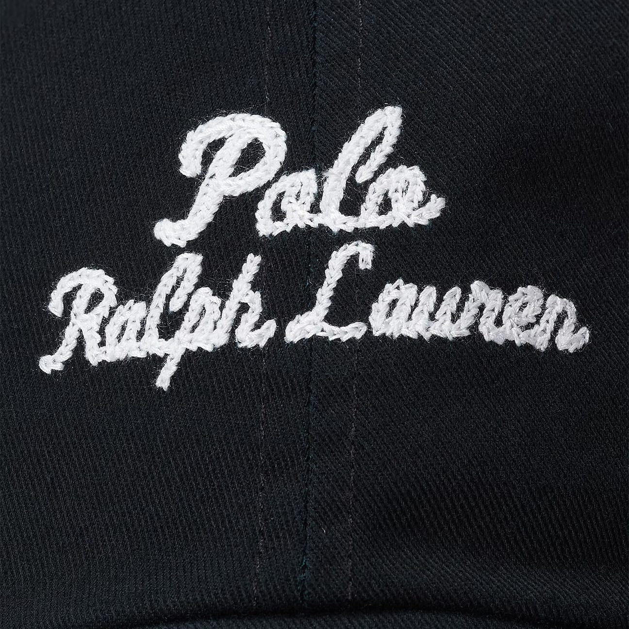 POLO RALPH LAUREN Cappello in twill con logo Nero