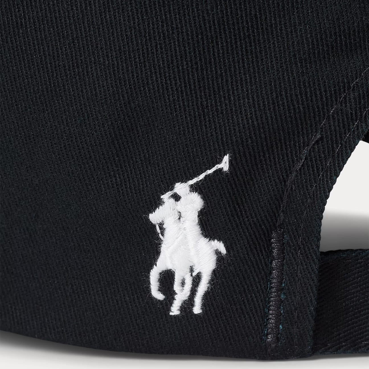 POLO RALPH LAUREN Cappello in twill con logo Nero