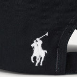 POLO RALPH LAUREN Cappello in twill con logo Nero