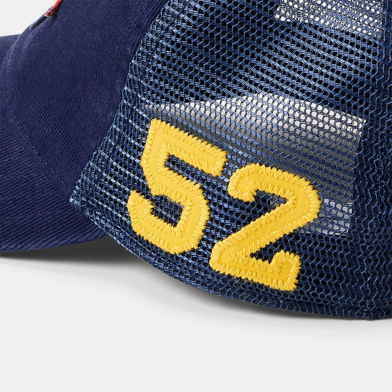 POLO RALPH LAUREN Cappello uomo Trucker in twill Blue