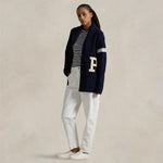 POLO RALPH LAUREN Cardigan con collo sciallato Blue
