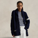 POLO RALPH LAUREN Cardigan con collo sciallato Blue