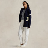 POLO RALPH LAUREN Cardigan con collo sciallato Blue