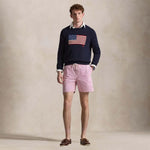 POLO RALPH LAUREN Costume uomo Traveler Classic Fit seersucker Rosa