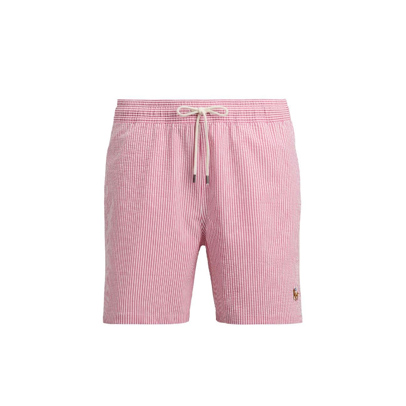 POLO RALPH LAUREN Costume uomo Traveler Classic Fit seersucker Rosa