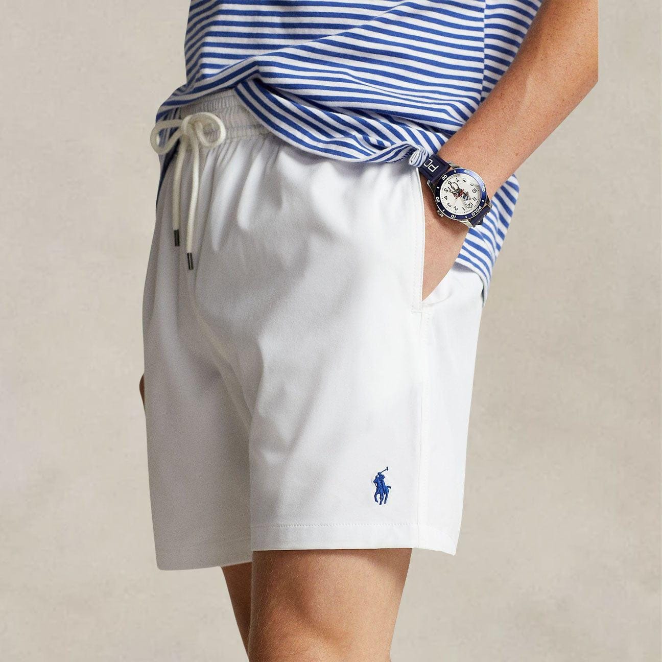 POLO RALPH LAUREN Costume uomo Traveler Classic White