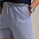 POLO RALPH LAUREN Costume uomo Traveler in seersucker Royal