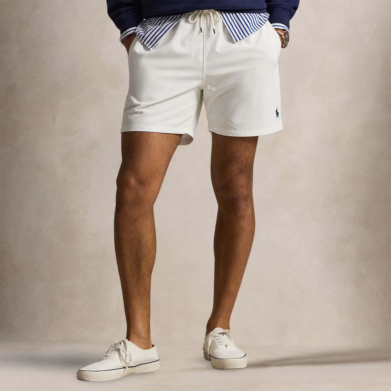 POLO RALPH LAUREN Costume uomo Traveler mid Bianco