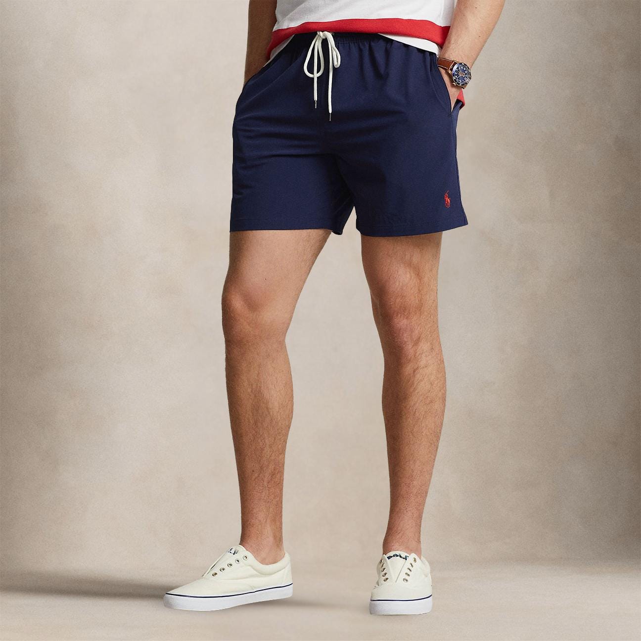 POLO RALPH LAUREN Costume uomo Traveler mid  Blue