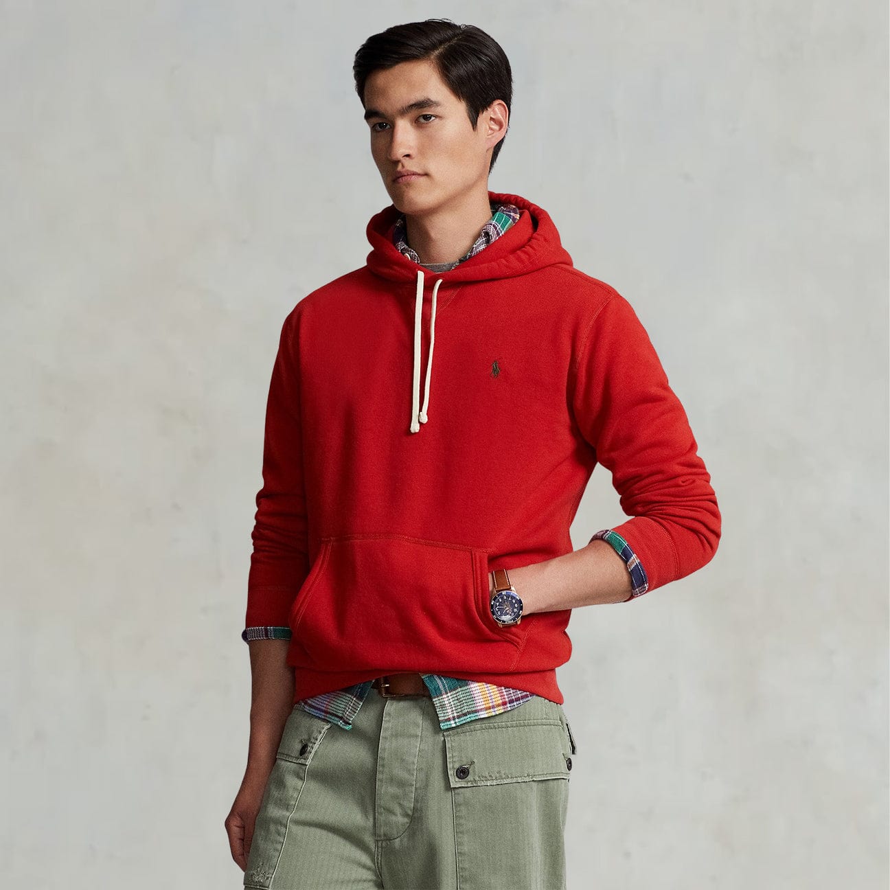 POLO RALPH LAUREN Felpa con cappuccio Orange