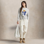 POLO RALPH LAUREN Felpa donna Polo Bear Grigio