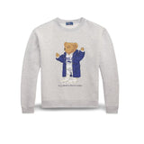 POLO RALPH LAUREN Felpa donna Polo Bear Grigio