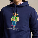POLO RALPH LAUREN Felpa uomo con capppuccio Polo Bear Blue