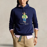 POLO RALPH LAUREN Felpa uomo con capppuccio Polo Bear Blue