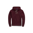 Bordeauxrotes Herren-Kapuzensweatshirt
