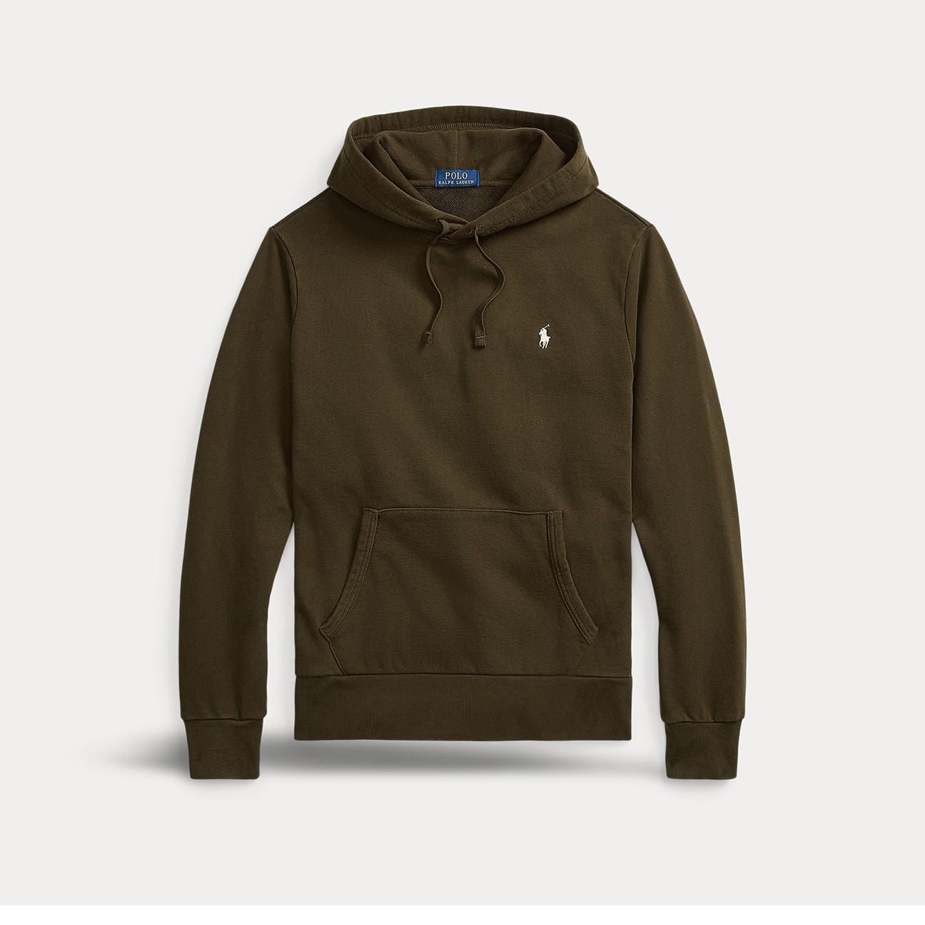 POLO RALPH LAUREN Felpa uomo con cappuccio Dark Loden