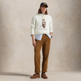POLO RALPH LAUREN Felpa uomo con cappuccio Polo Bear Bianco