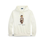 POLO RALPH LAUREN Felpa uomo con cappuccio Polo Bear Bianco