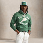 POLO RALPH LAUREN Felpa uomo con grafica atletica Verde