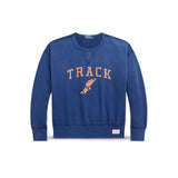 POLO RALPH LAUREN Felpa uomo con grafica vintage Blue