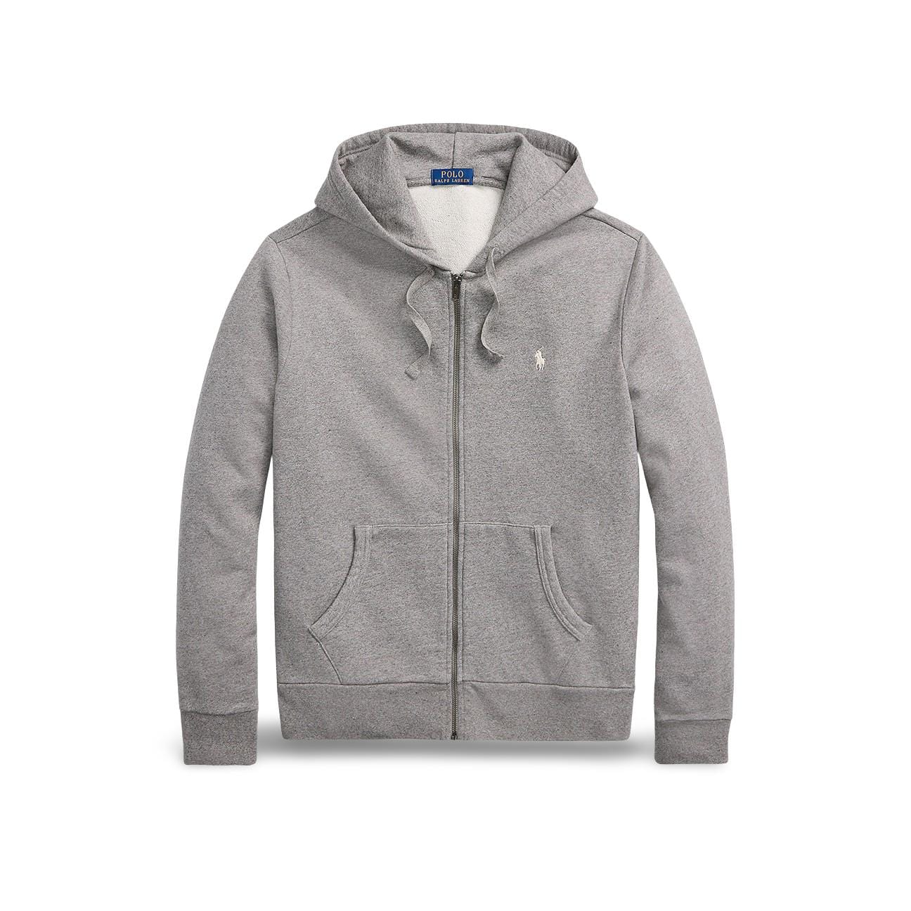 POLO RALPH LAUREN Felpa uomo Full Zip Grigio