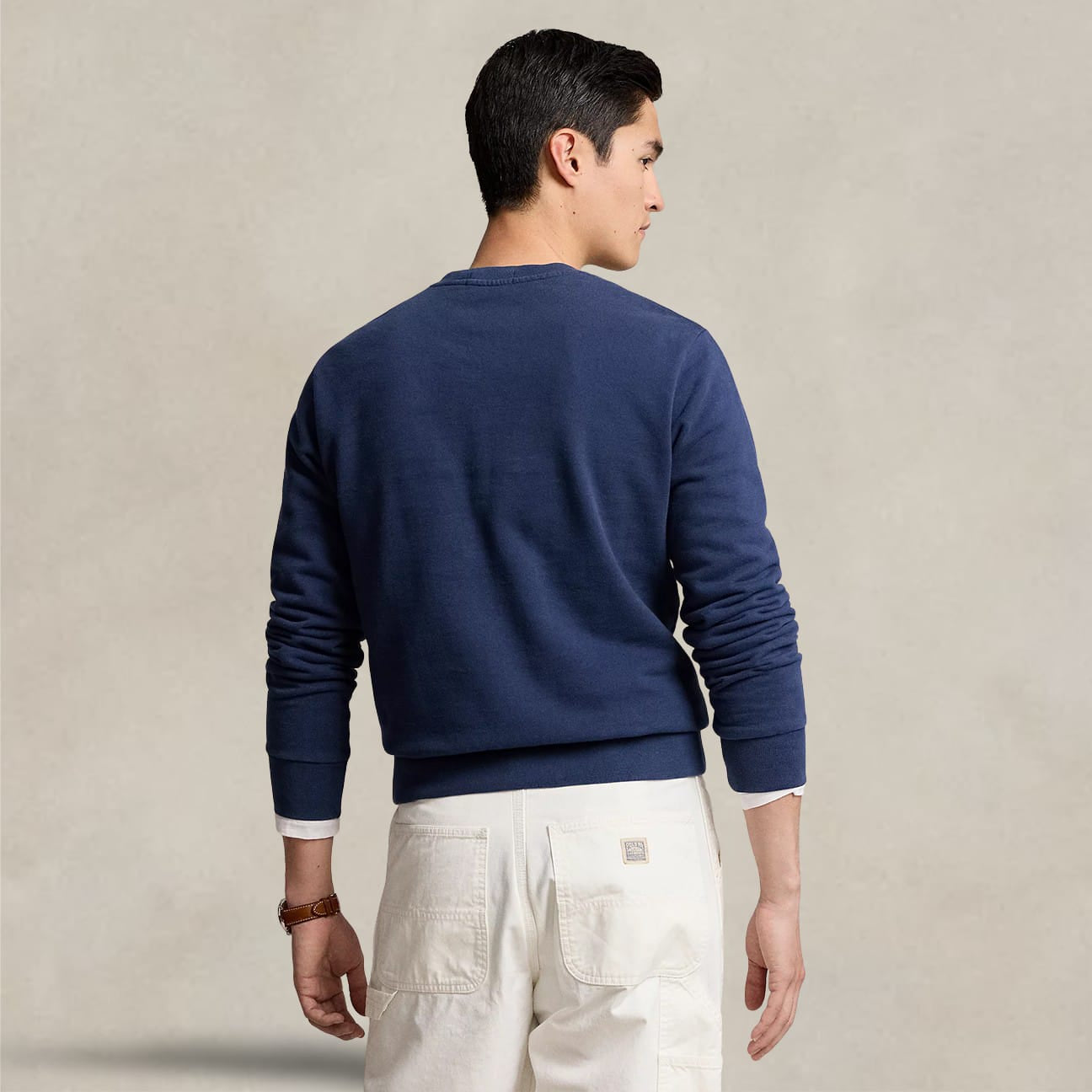 POLO RALPH LAUREN Felpa uomo girocollo Blue