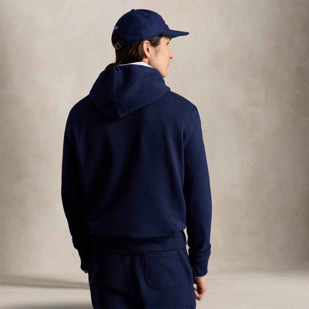 POLO RALPH LAUREN Felpa uomo Hoodie Blue