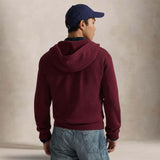 POLO RALPH LAUREN Felpa uomo Hoodie Burgundy