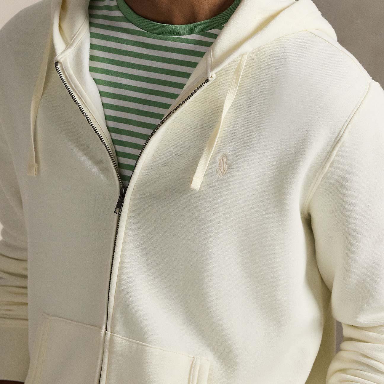 POLO RALPH LAUREN Felpa uomo Hoodie Cream