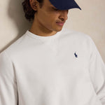 POLO RALPH LAUREN Felpa uomo in cotone Bianco