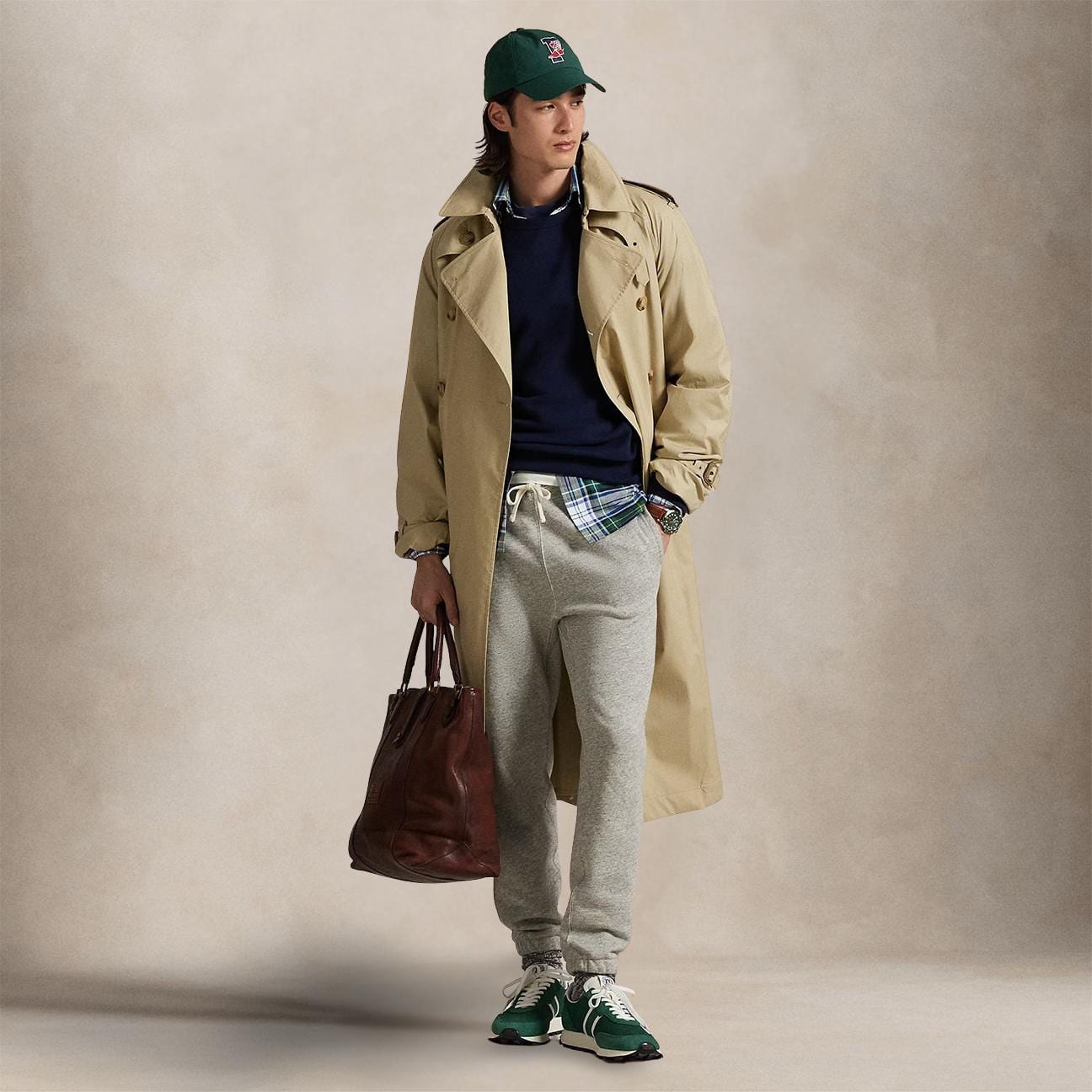 POLO RALPH LAUREN Felpa uomo in cotone Blue