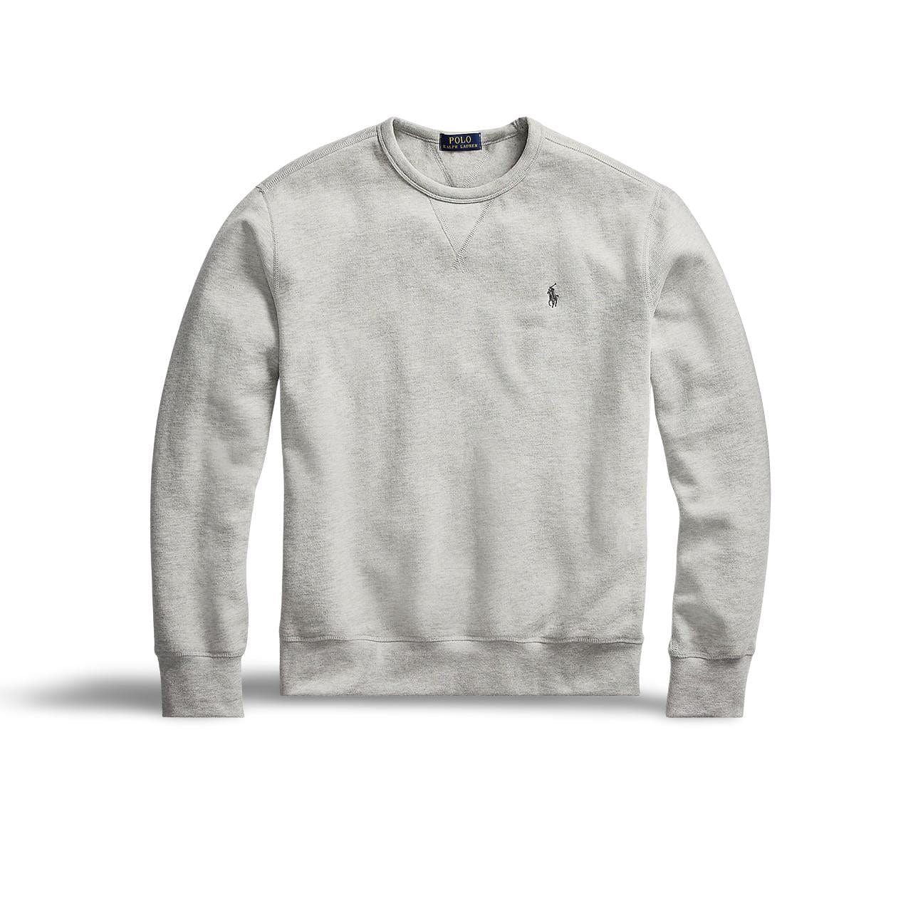 POLO RALPH LAUREN Felpa uomo in cotone Grigio