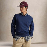 POLO RALPH LAUREN Felpa uomo in cotone loopback Blue
