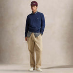 POLO RALPH LAUREN Felpa uomo in cotone loopback Blue