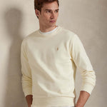 POLO RALPH LAUREN Felpa uomo in cotone loopback Cream