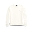 Felpa uomo in cotone loopback Cream