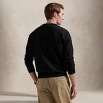 POLO RALPH LAUREN Felpa uomo in cotone Nero