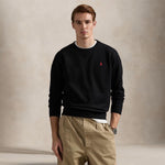 POLO RALPH LAUREN Felpa uomo in cotone Nero