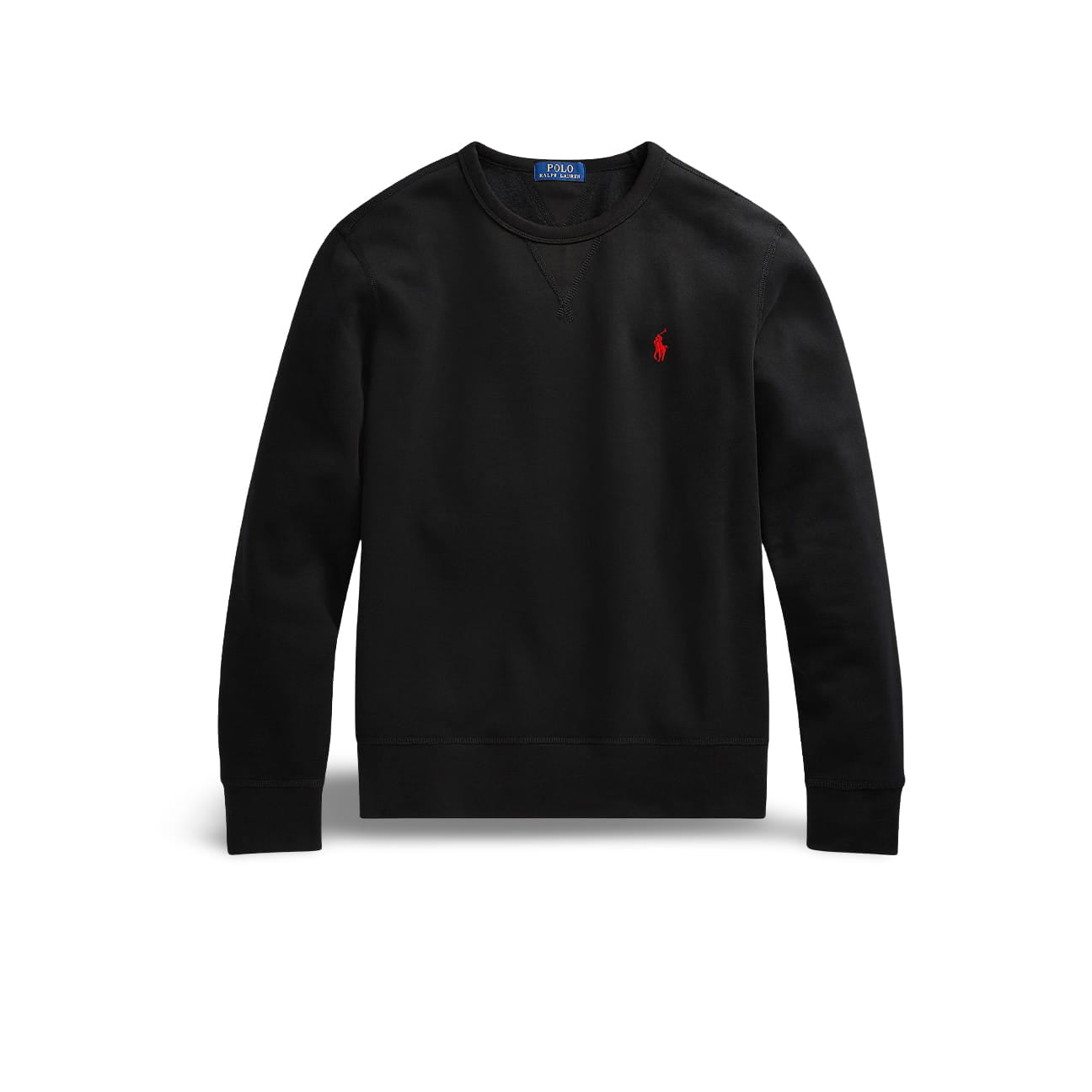 POLO RALPH LAUREN Felpa uomo in cotone Nero