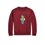 POLO RALPH LAUREN Felpa uomo Polo Bear Rosso