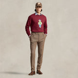 POLO RALPH LAUREN Felpa uomo Polo Bear Rosso