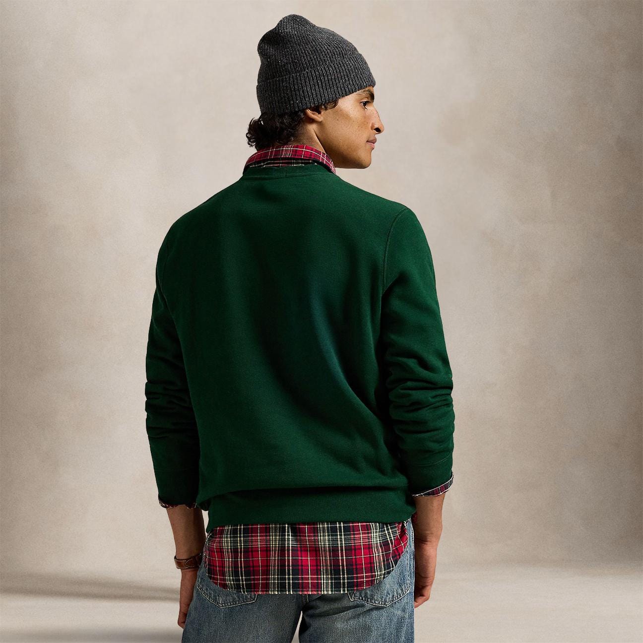 POLO RALPH LAUREN Felpa uomo Polo Bear Verde