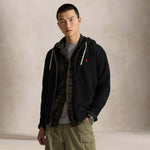 POLO RALPH LAUREN Felpa uomo RL full zip Nero