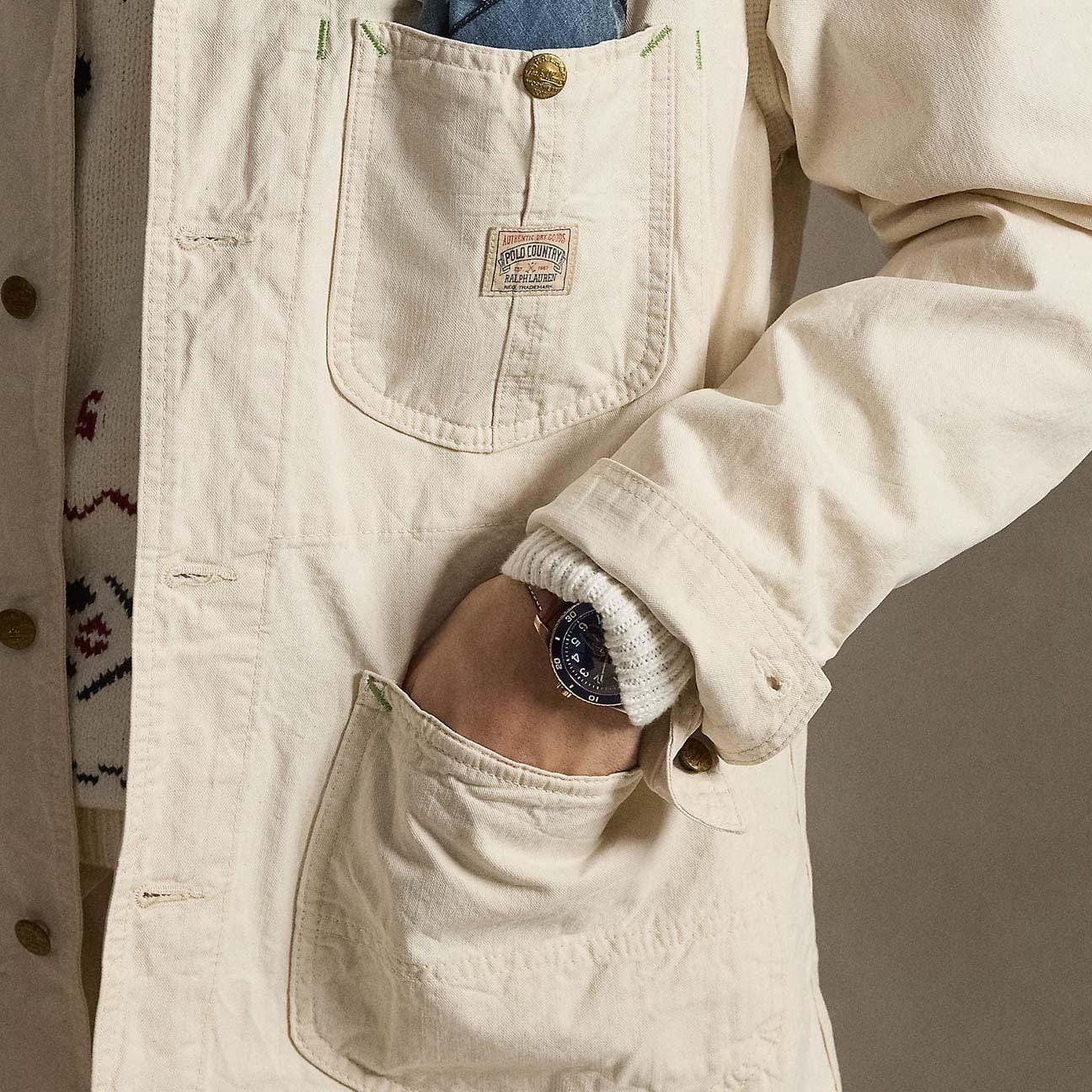POLO RALPH LAUREN Field Jacket uomo in twill Barlow